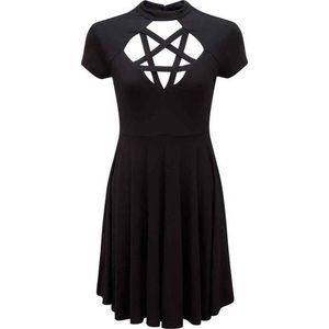 Killstar Scariel Penta Skater Dress L